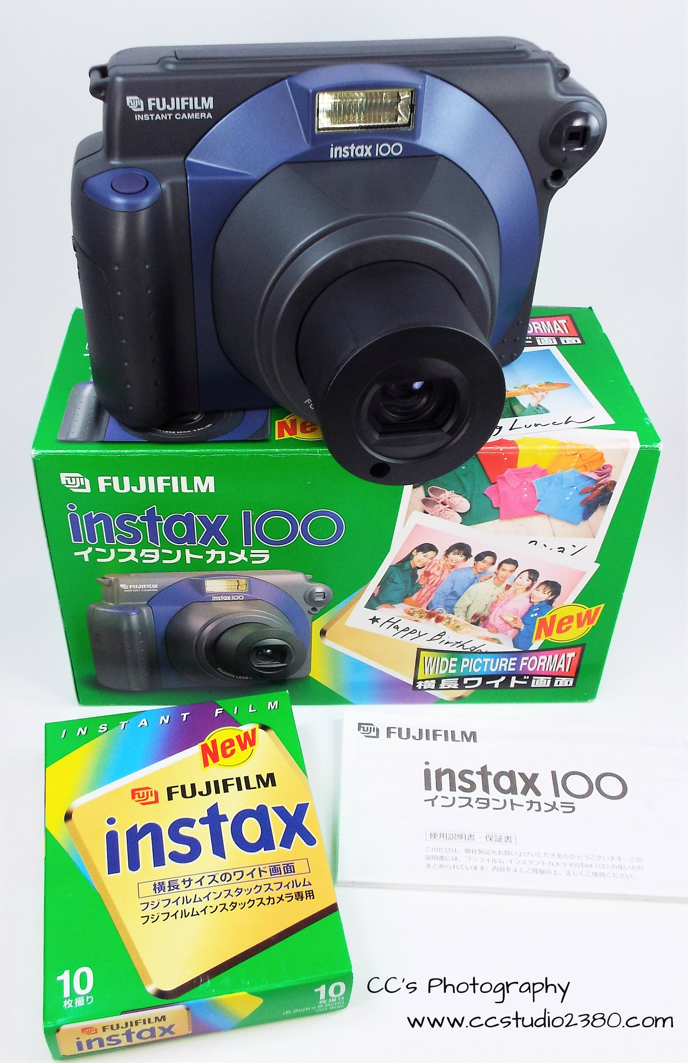 Fujifilm Instax 100 “Wide Picture Format” Instant Print Camera